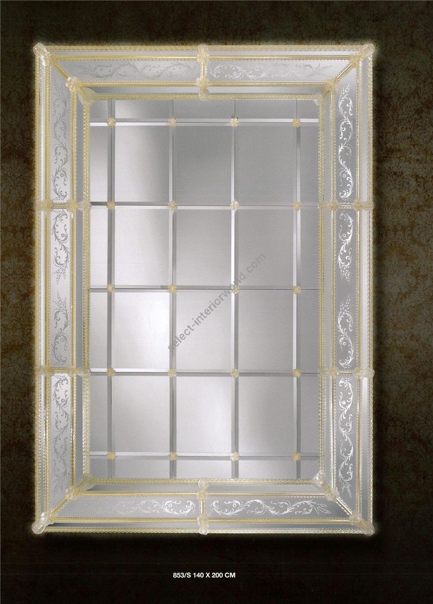 Italian Luxury Lighting / Wall Mirrors / Venetian Style Murano Glass 853S