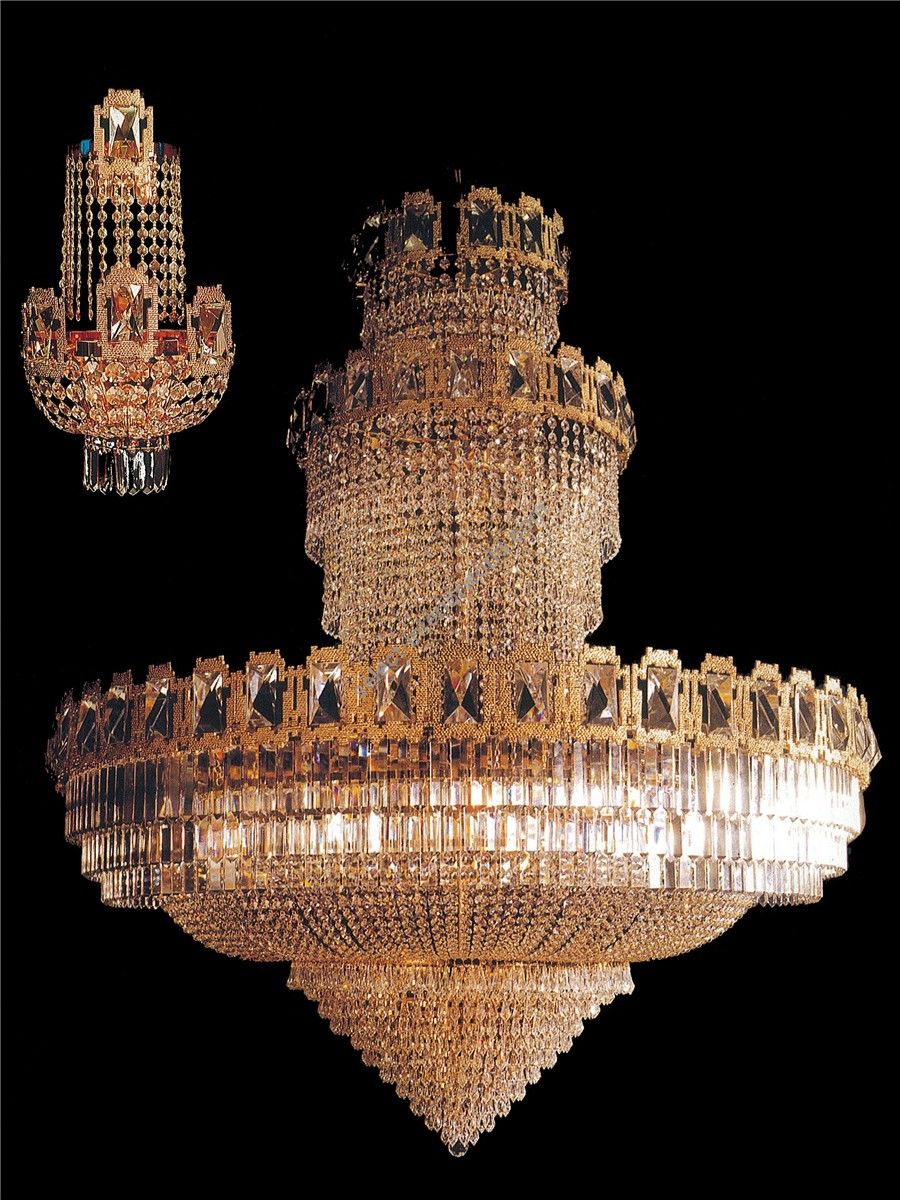 Italian Luxury Lighting / Chandeliers / Empire Crystal 30 Lights 9015 120