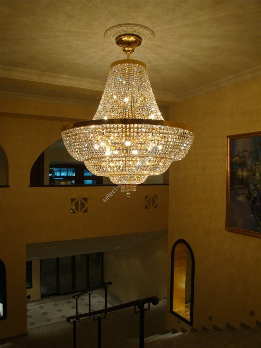 Italian Luxury Lighting / Chandeliers / Empire Large Crystal 64 Lights 9025 180