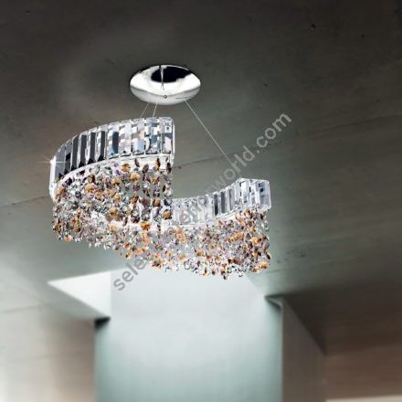 Patrizia Volpato / Chandeliers / Diadema Handcrafted Swarovski Crystal 24 Karat Gold PV-9260-S