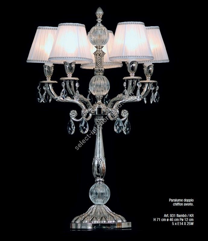 Il Paralume Marina / Table Lamps / 931 flambò / KR