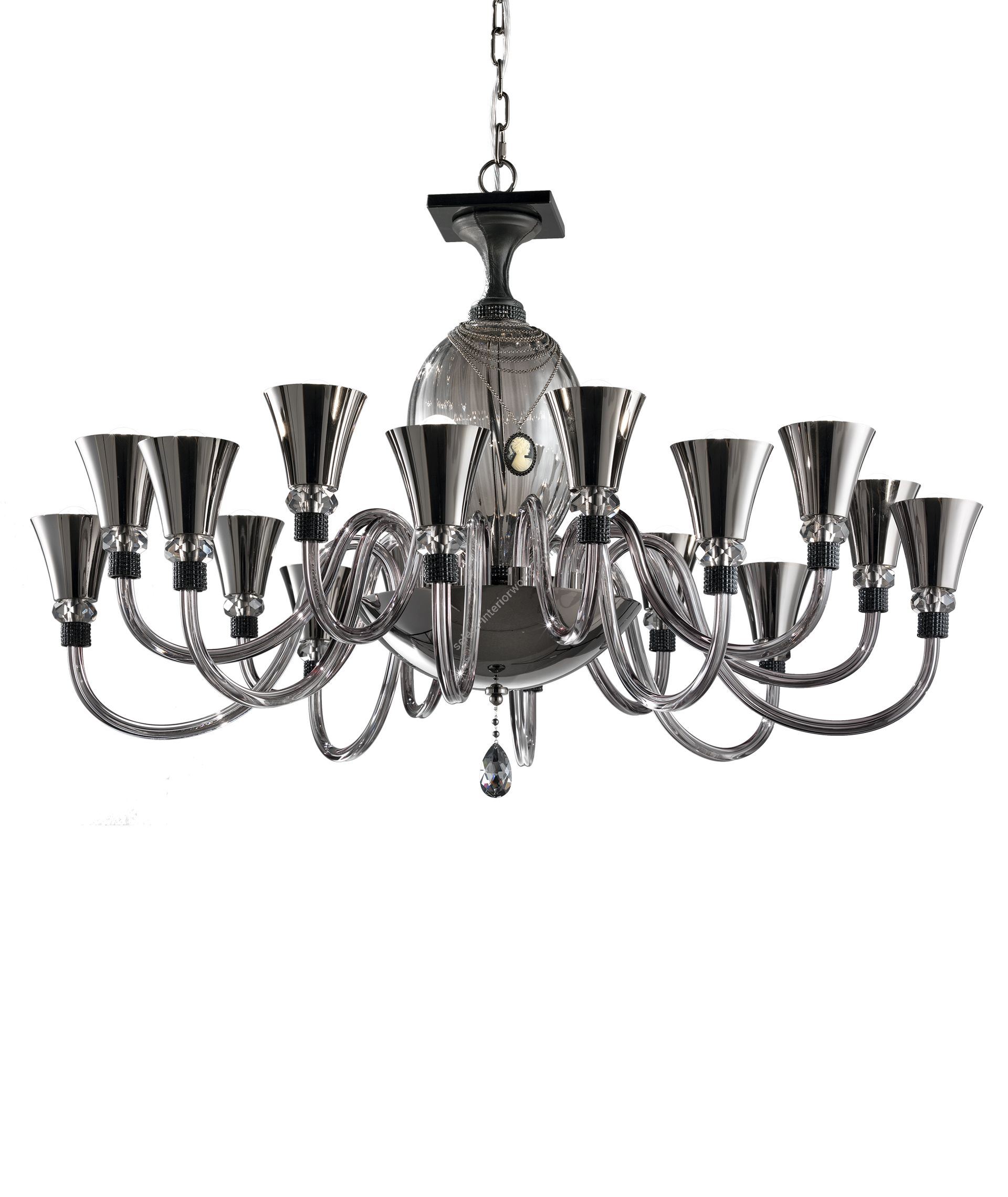 Euroluce Lampadari / Chandeliers / Audrey L8+8 Fumè