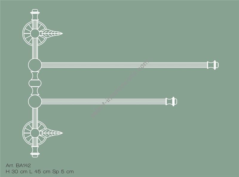 Il Paralume Marina / Double Towel racks / IL-BA142