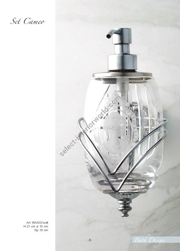 Il Paralume Marina / Bathroom soap dispensers / BA220/wall