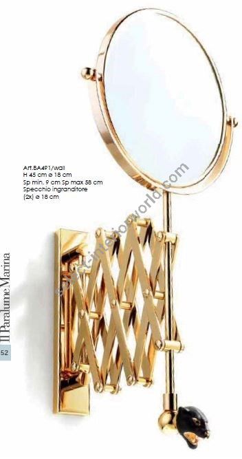Il Paralume Marina / Retractable wall mirrors / BA491/WAll