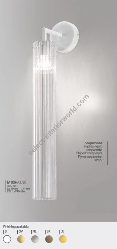 Il Paralume Marina / LED Wall Lights / M109/A1/BI