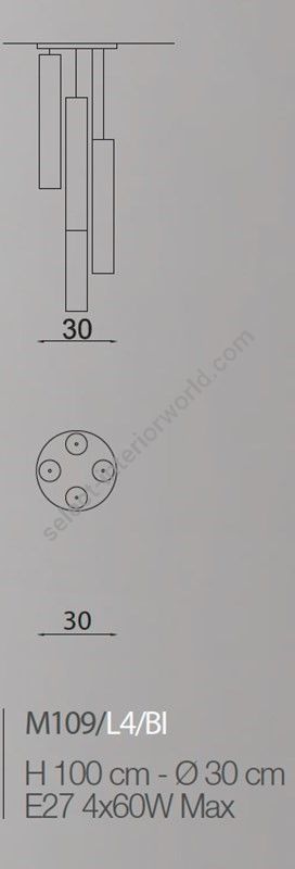 Il Paralume Marina / Chandelier / M109/L4