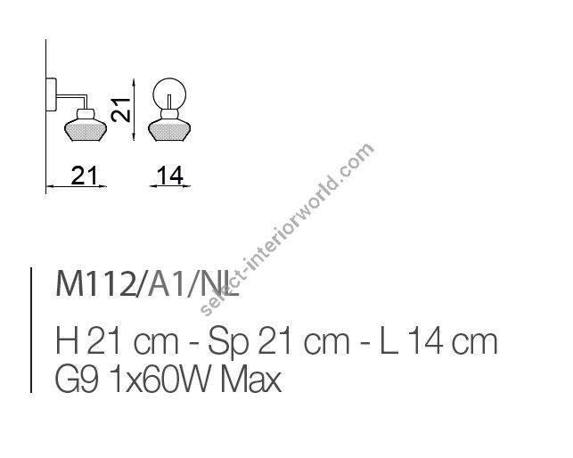 Il Paralume Marina / Wall Sconces / IL-M112/A1