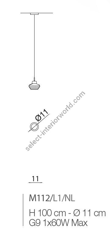 Il Paralume Marina / Chandelier / M112/L1