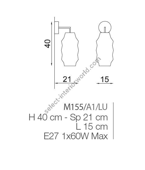 Il Paralume Marina / Wall Sconces / IL-M155/A1