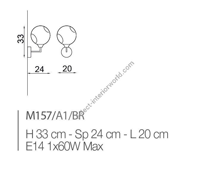 Il Paralume Marina / Wall Sconces / IL-M157/A1