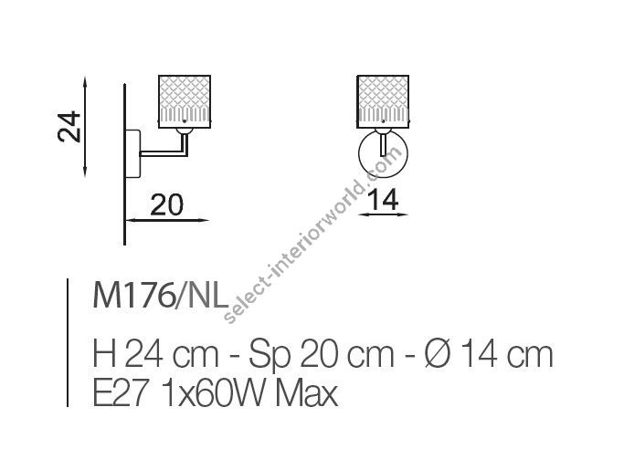 Il Paralume Marina / Wall Sconces / IL-M176