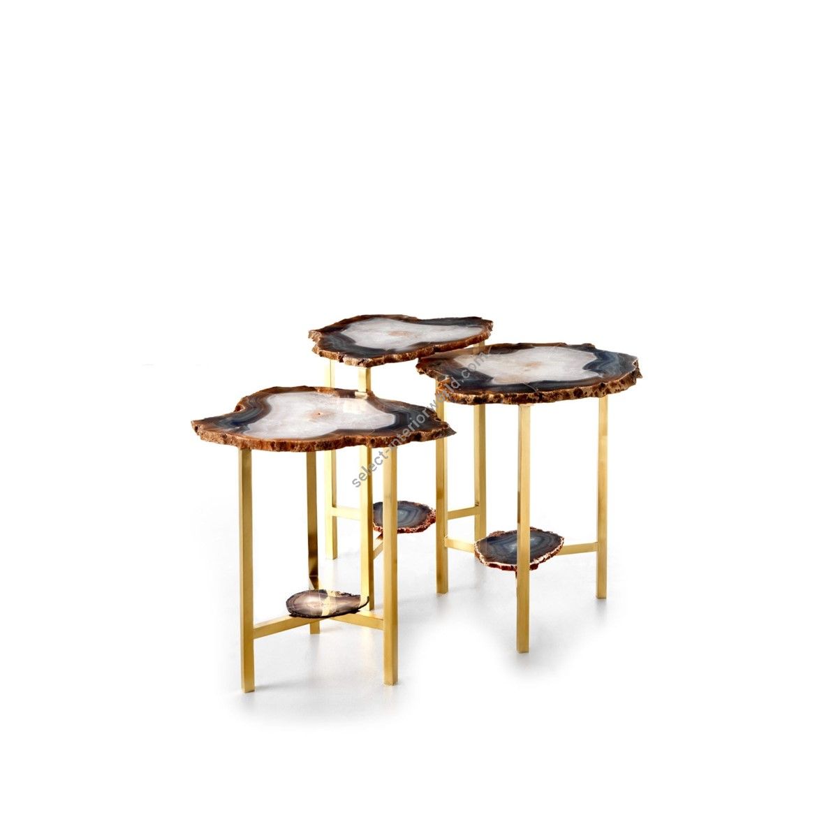 Badari / Nesting Tables / Agata Coffee Table T3-AG-BR-AG