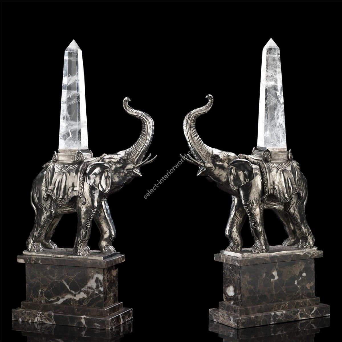 Badari / Animal Sculptures / Elephant Glaciette V1-1200-R2-EM