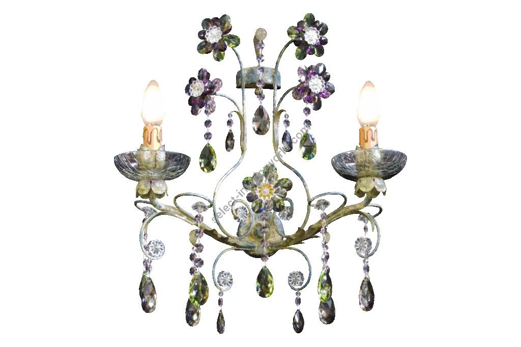 Mechini / Wall Lights / Molux Colored Bohemian Crystal A152/2 MH