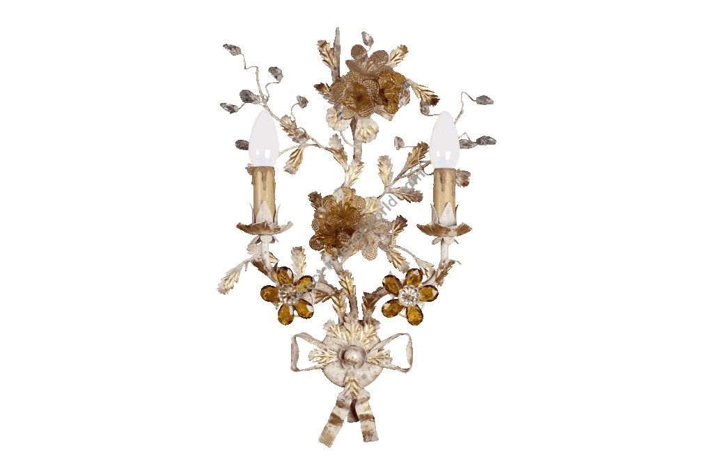 Mechini / Wall Lights / Bohemian Crystal and Murano Glass A241/2 MH