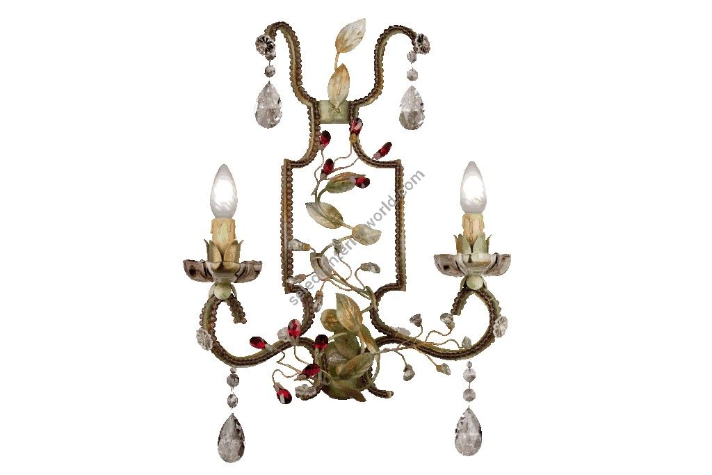 Mechini / Wall Lights / Clear and Colored Bohemian Crystal A255/2