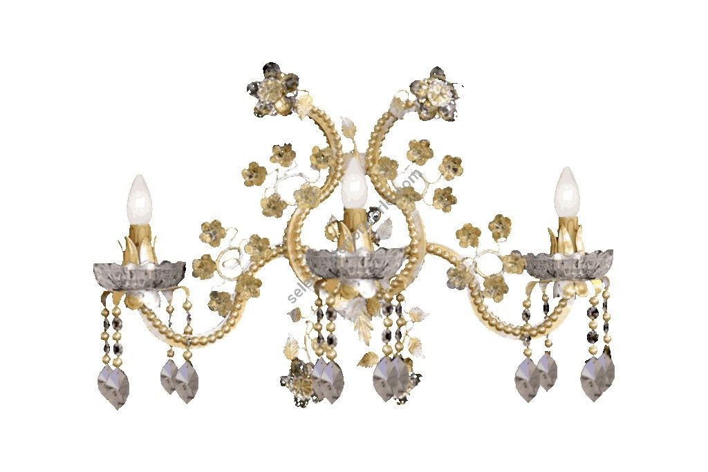 Mechini / Wall Lights / Clear and Colored Bohemian Crystal A257/3