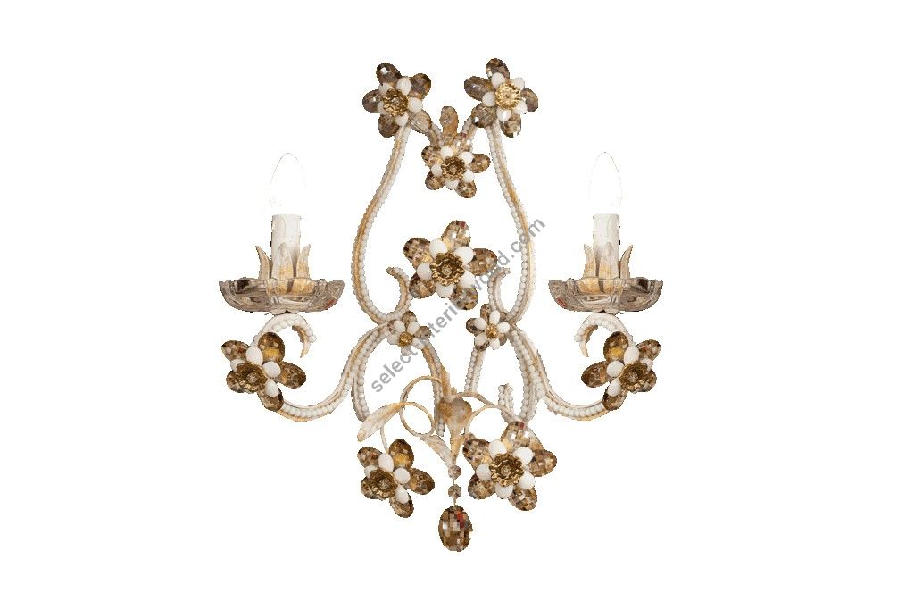 Mechini / Wall Lights / Coloured Bohemian Crystal A295/2