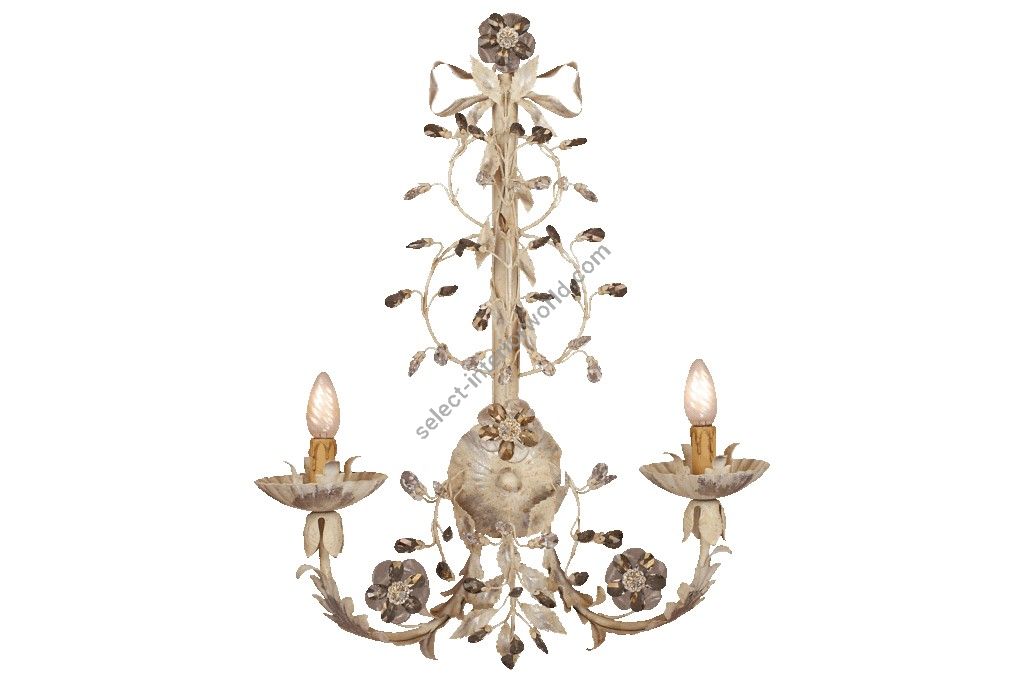 Mechini / Wall Lights / Bohemian Crystal and Murano Glass A538/2