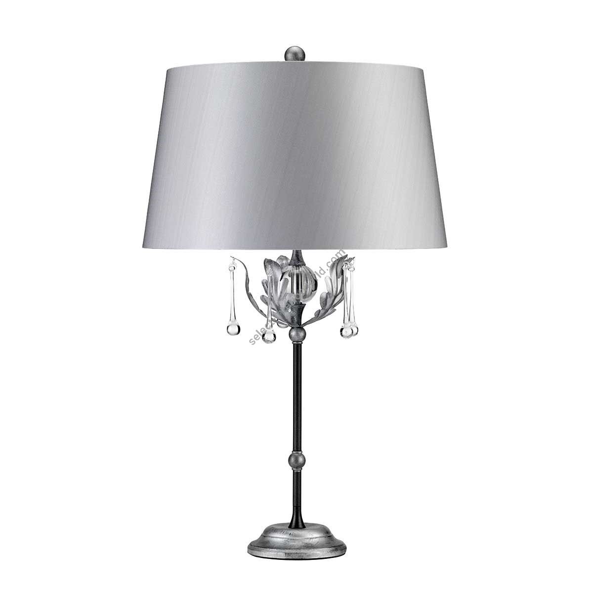 Elstead Lighting / Table Lamps / Amarilli 1 Black with Silver Patina