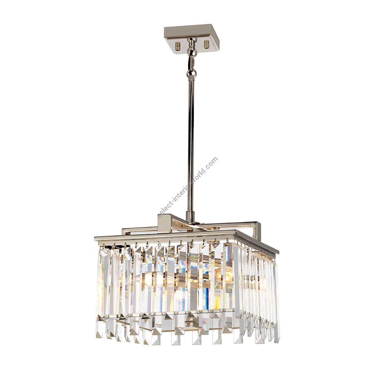 Elstead Lighting / Chandeliers / Aries 4 Small Polished Nickel