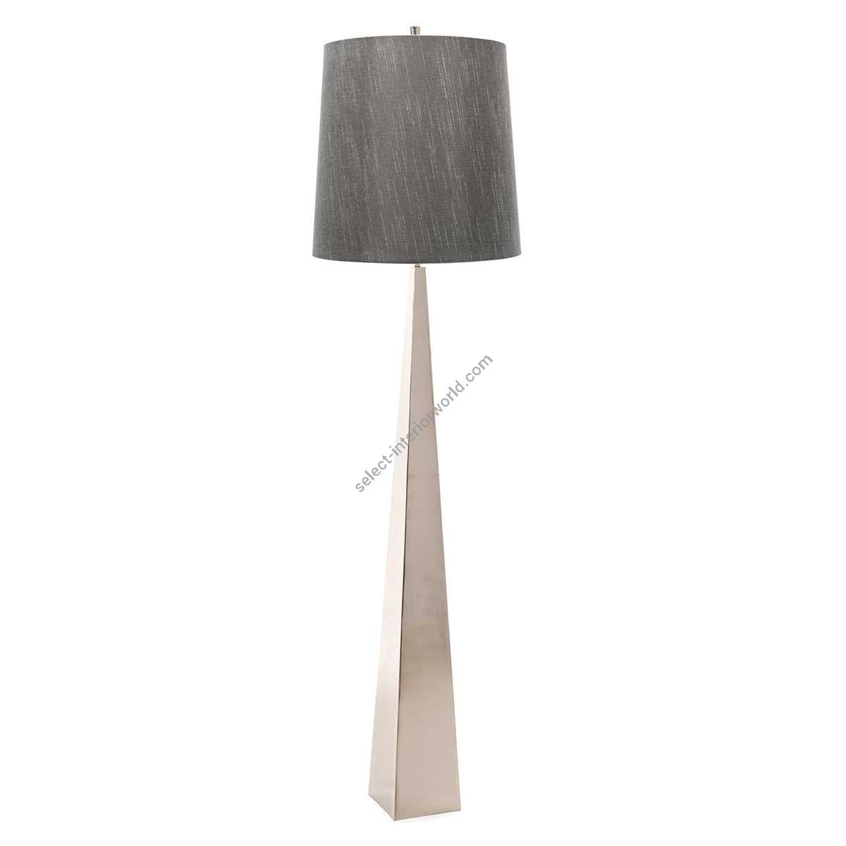 Elstead Lighting / Floor Lamps / Ascent 1 Dark Grey Shade & Polished Nickel