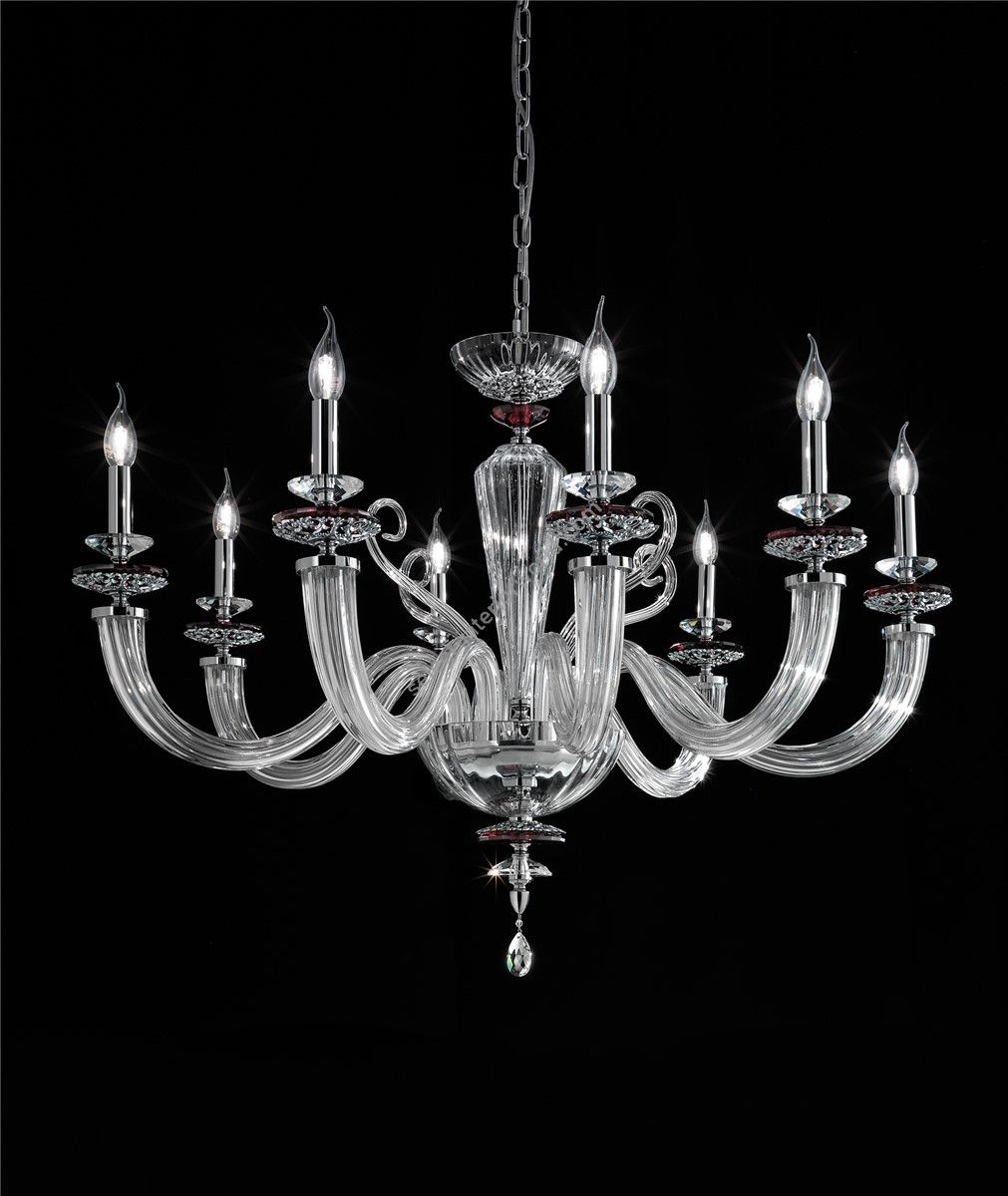 Euroluce Lampadari / Chandeliers / Atalia L8 Chrome