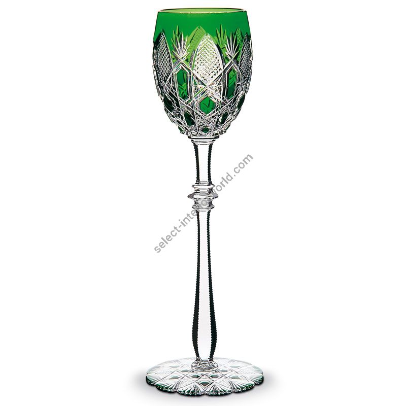 Baccarat Tsar Water Glass | Pink, Green, Blue
