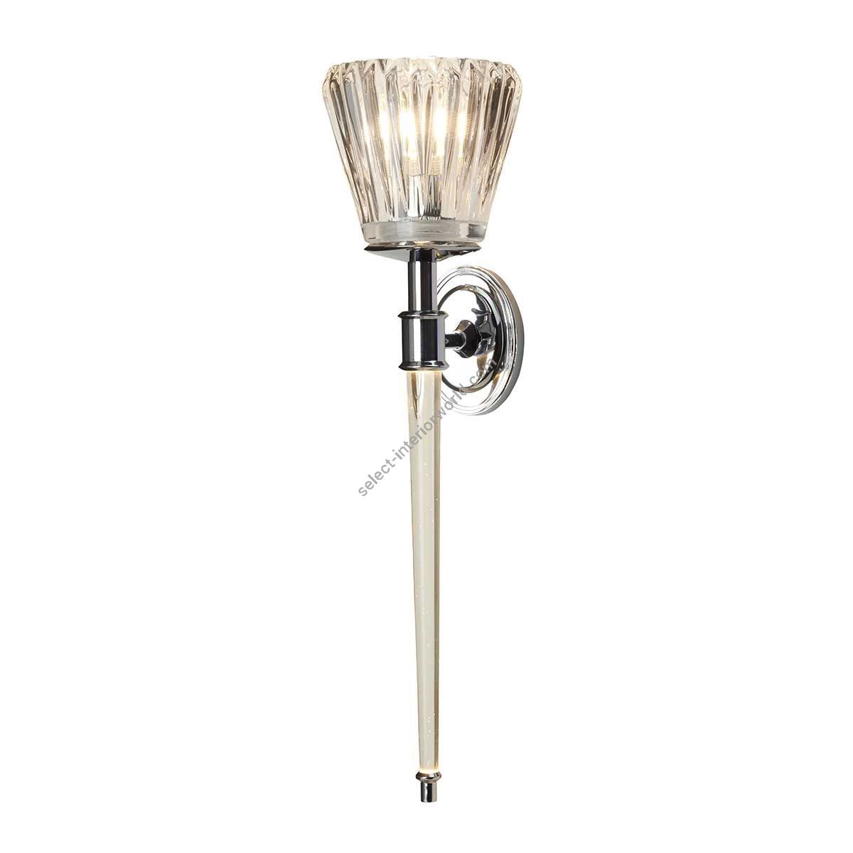 Elstead Lighting / Wall Lights / Agatha Polished Chrome