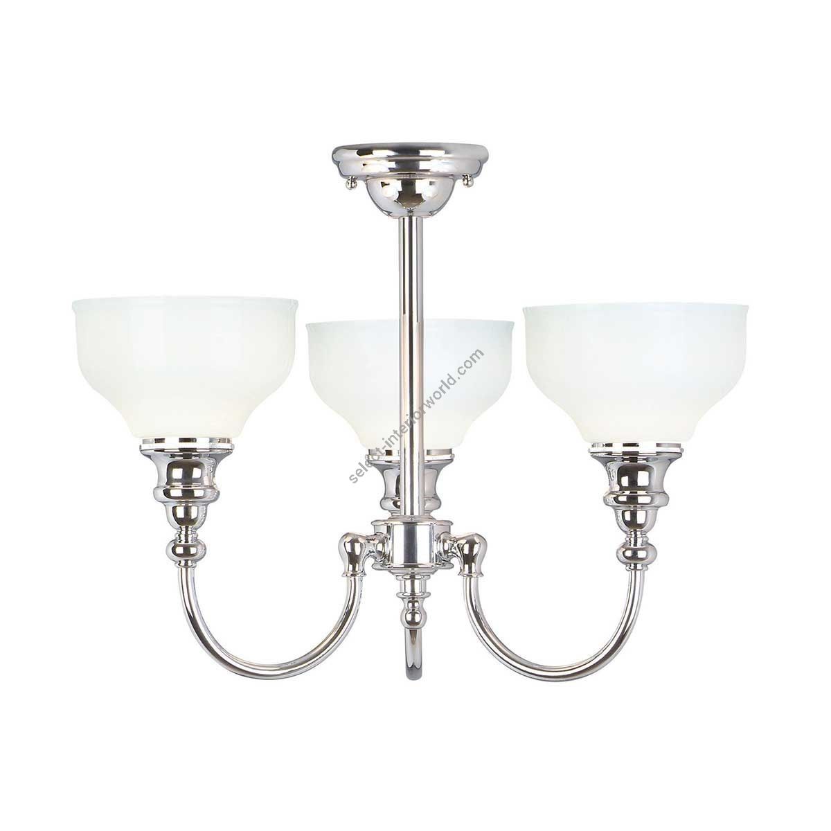 Elstead Lighting / Ceiling Lights / Cheadle 3 Semi-Flush Polished Chrome