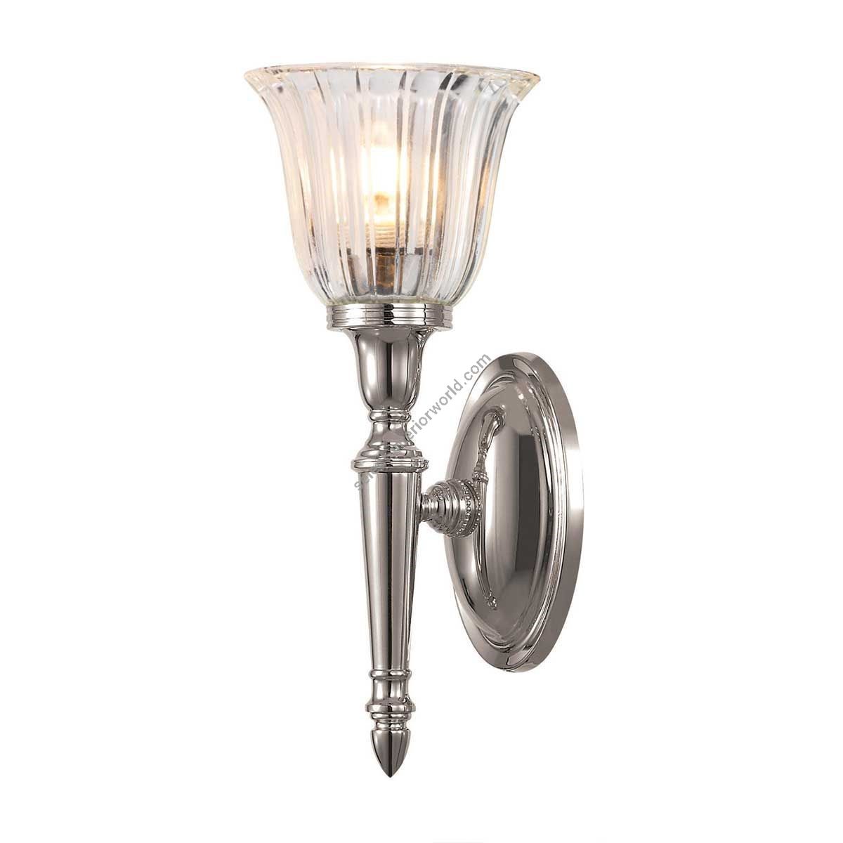 Elstead Lighting / Wall Lights / Dryden 1 Polished Nickel