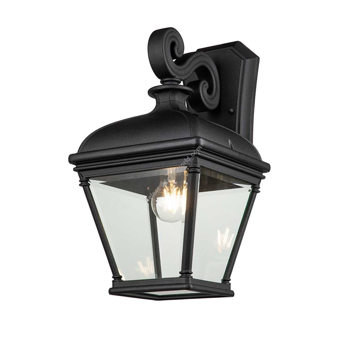 Elstead Lighting / Outdoor Wall Lights / Bayview Large Lantern Black