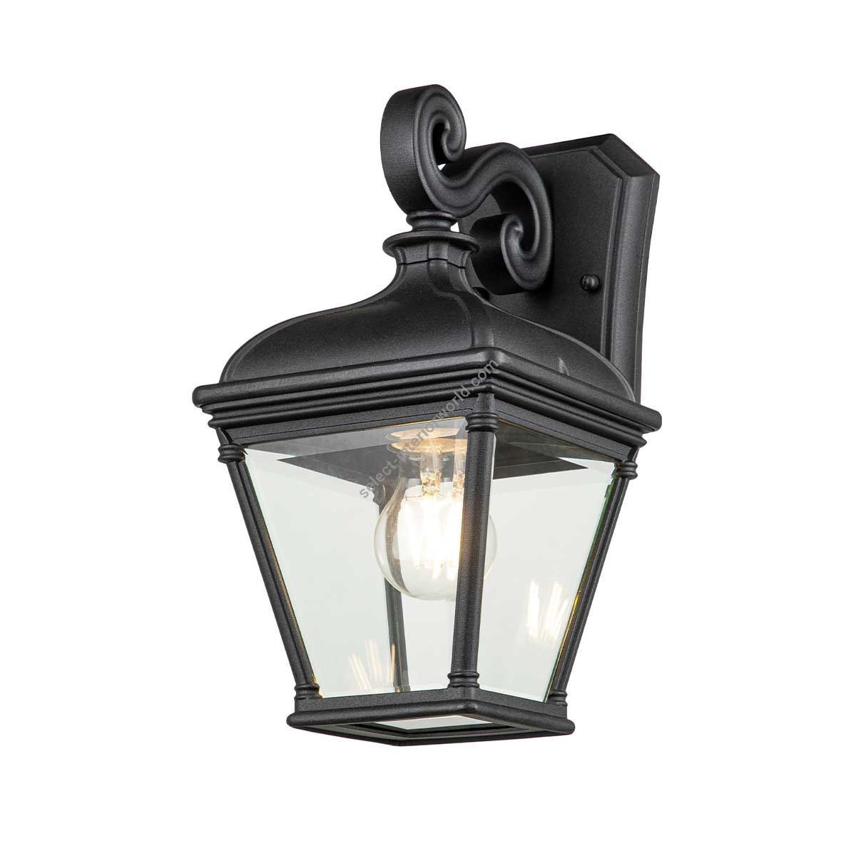 Elstead Lighting / Outdoor Wall Lights / Bayview 1 Medium Lantern Black