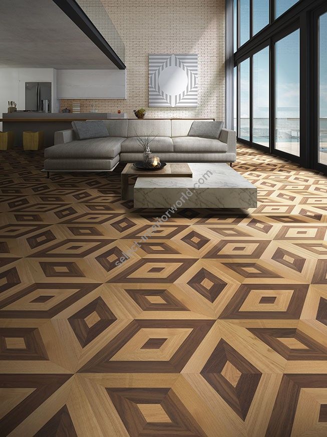 Berti / Square Space Marquetry / Pattern floor Miami