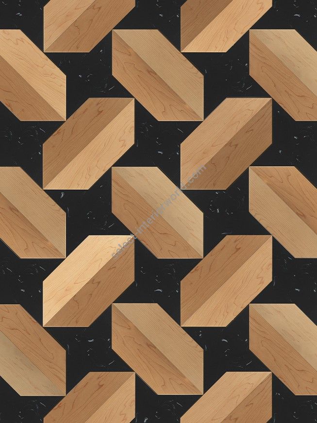 Berti / Square Space Marquetry / Pattern floor Star