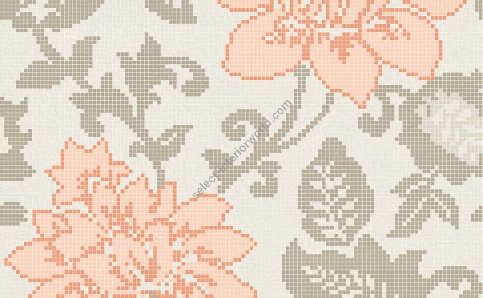 Bisazza / Mosaico - Decorations / Adelaide Pink (Flora)