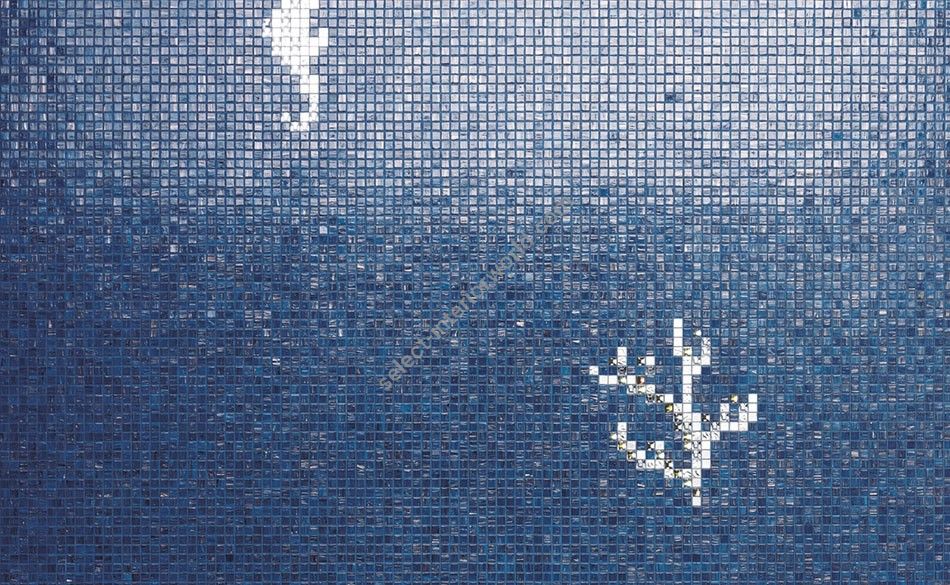 Bisazza / Mosaico - Decorations / Corals & Seahorses Blue (Luxe)