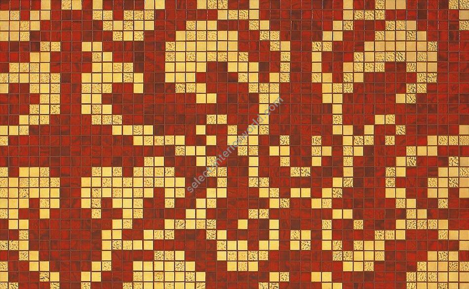 Bisazza / Mosaico - Decorations / Damasco Rosso Oro (Timeless)