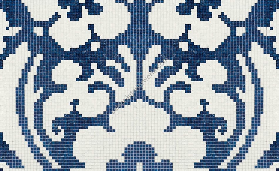Bisazza / Mosaico - Decorations / Decoupage Bleu (Flora)