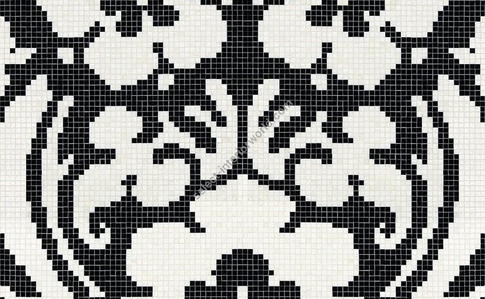 Bisazza / Mosaico - Decorations / Decoupage Noir (Flora)