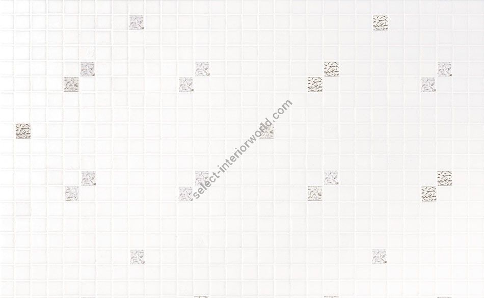 Bisazza / Mosaico - Decorations / Diagonale Bianco Oro (Luxe)