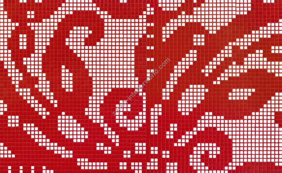 Bisazza / Mosaico - Decorations / Embroidery Red (Flooring)