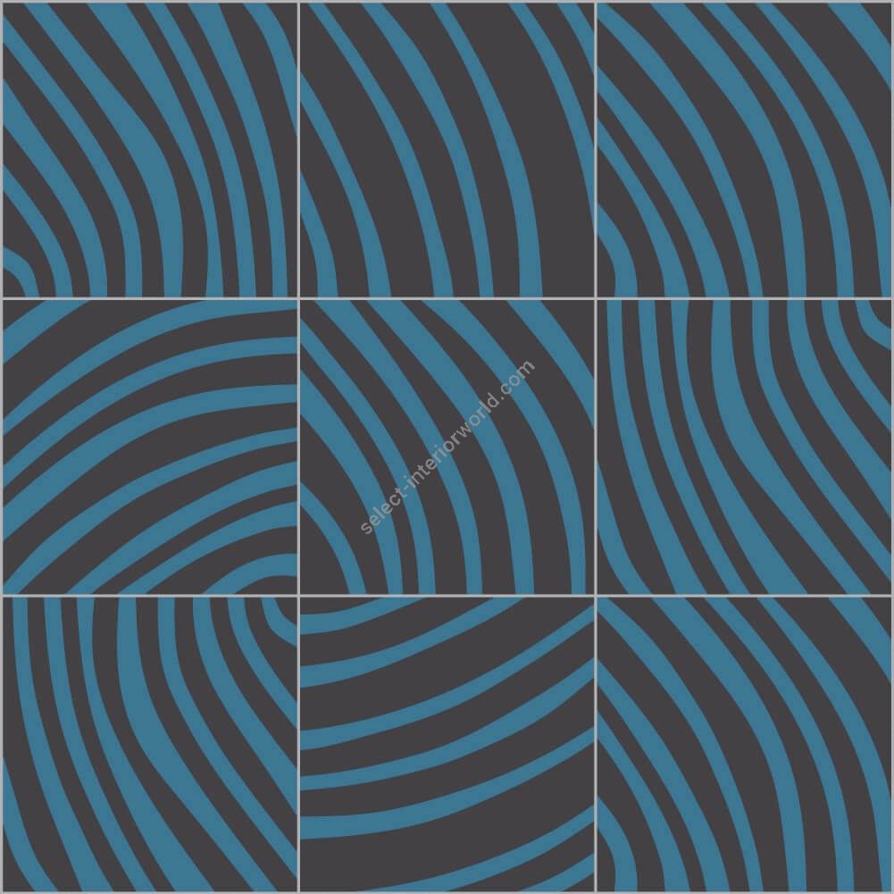 Bisazza / Cementiles / End Grain Ocean