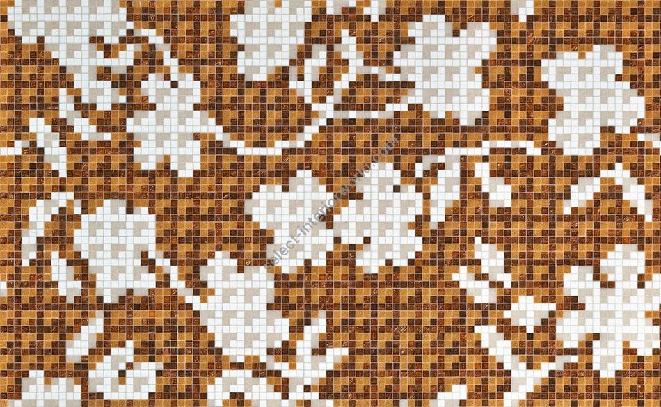 Bisazza / Mosaico - Decorations / Flower Corner Brown (Flora)