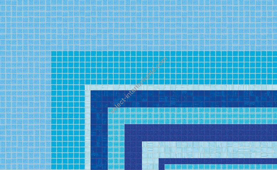 Bisazza / Mosaico - Decorations / Foulard Celeste (Pools)