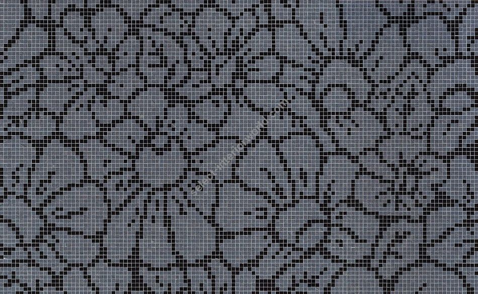 Bisazza / Mosaico - Decorations / Graphic Flowers Black (Flora)