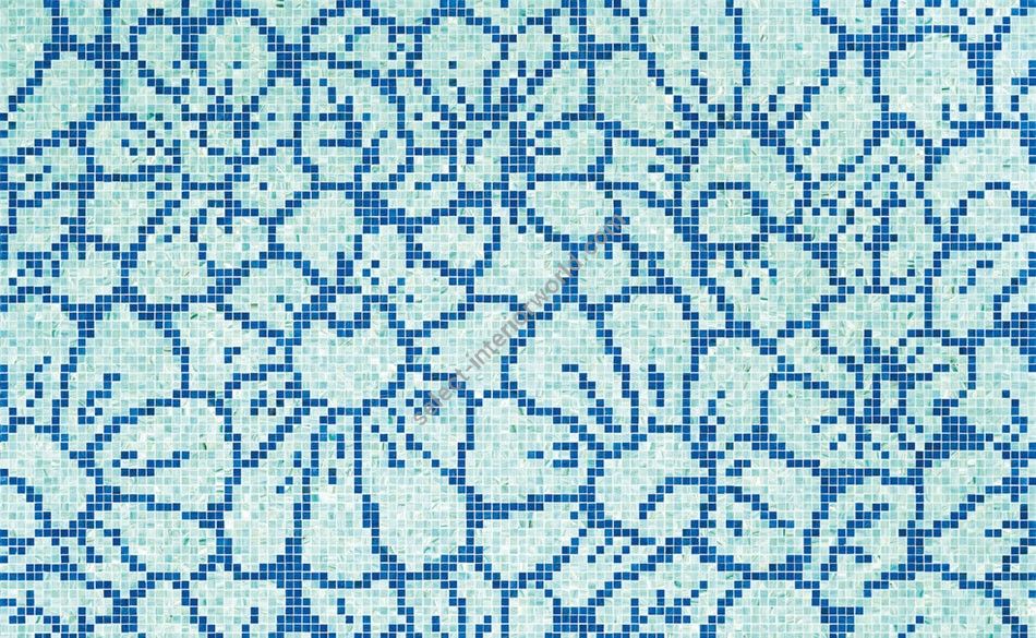 Bisazza / Mosaico - Decorations / Graphic Flowers Blue (Flora)