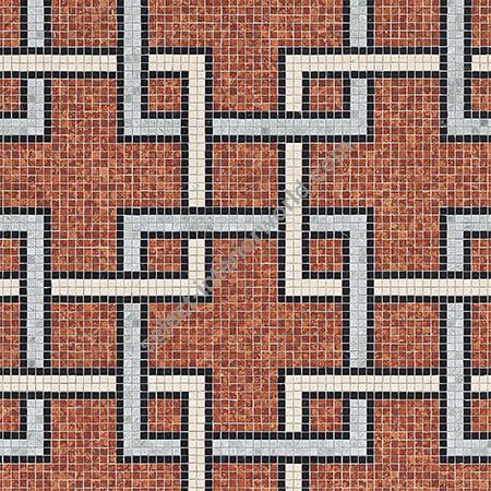 Bisazza / Marmosaico - Decorations / Magenta Rosso