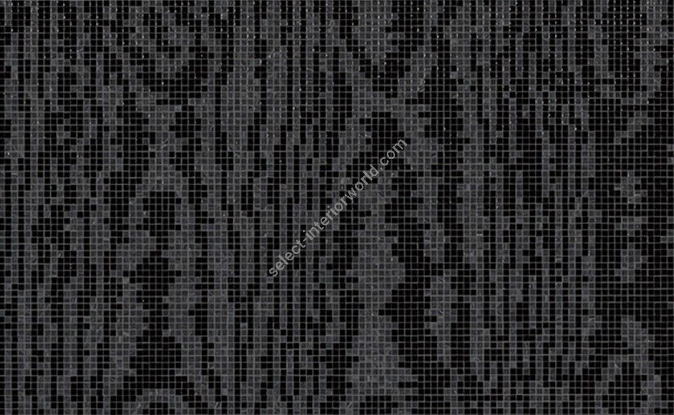 Bisazza / Mosaico - Decorations / Moire Black (Modern)